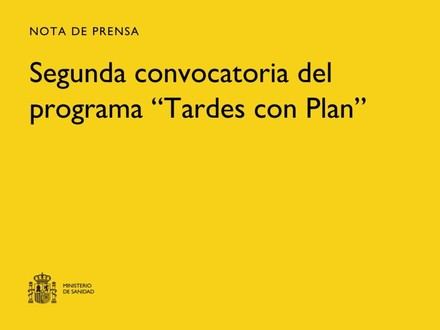 Sanidad destina 106 millones a la segunda convocatoria de 'Tardes con Plan' para actividades saludables