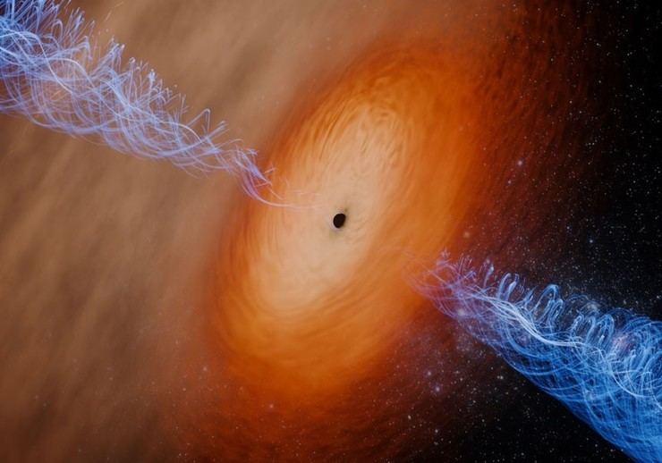 El telescopio Event Horizon revela detalles de un agujero negro y sus chorros