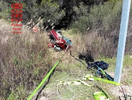 Accidente en Lodosa deja un muerto y un herido grave