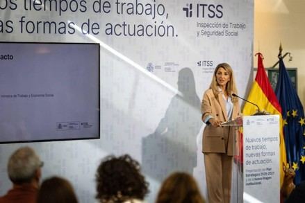 Yolanda Díaz defiende el empleo con derechos en la presentación del nuevo Plan Estratégico de Inspección de Trabajo