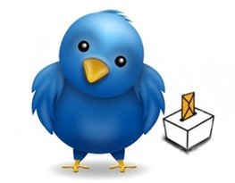 Los candidatos en Twitter