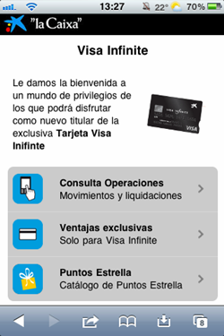 Viajar como VIP con la nueva Visa Infinite de La Caixa