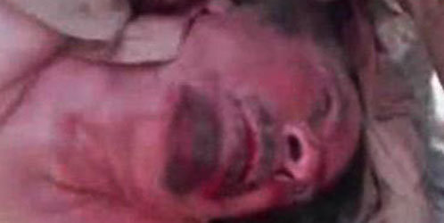 Captura del vídeo emitido por la cadena Al Yazira