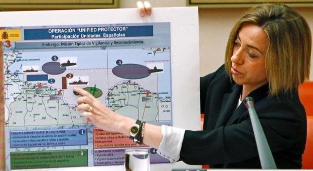 La Ministra de Defensa anuncia la retirada de la misión de Libia