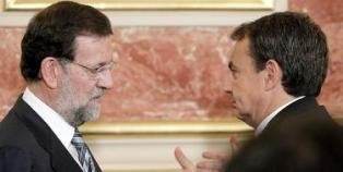 Reunión sorpresa entre Rajoy y Zapatero