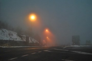 El puerto de Navacerrada a las 6:02 de la tarde (Foto: Laura Capella)